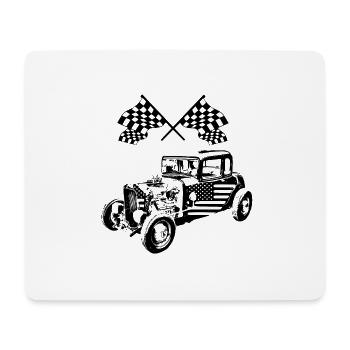 Auto - Mousepad (Querformat) - Weiß - Vorne
