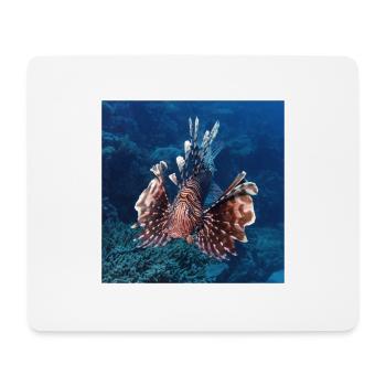 Rotfeuerfisch by Foto Art Design - Mousepad (Querformat) - Weiß - Vorne