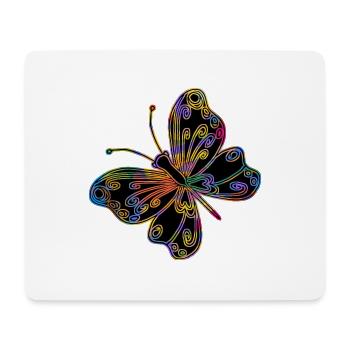 Schmetterling - Mousepad (Querformat) - Weiß - Vorne