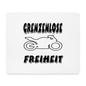 Motorrad - Mousepad (Querformat) - Weiß - Vorne