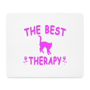 Chat - Tapis de souris (format paysage) - blanc - Devant