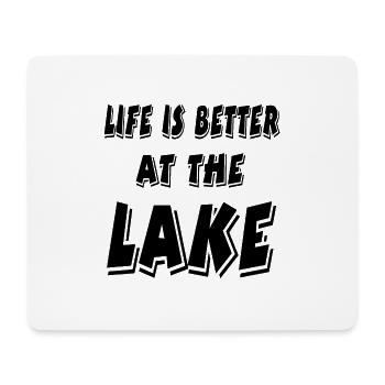 See - Mousepad (Querformat) - Weiß - Vorne