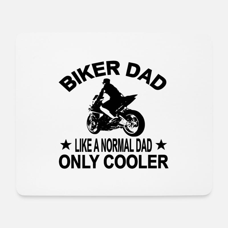 Motorrad - Mousepad (Querformat) - Weiß