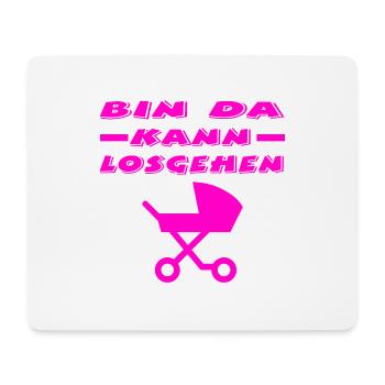 Baby - Mousepad (Querformat) - Weiß - Vorne