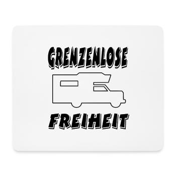 Camping - Mousepad (Querformat) - Weiß - Vorne