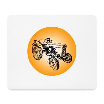Tractor - Mouse Pad (horizontal) - white - Front