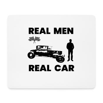 Car - Mouse Pad (horizontal) - white - Front