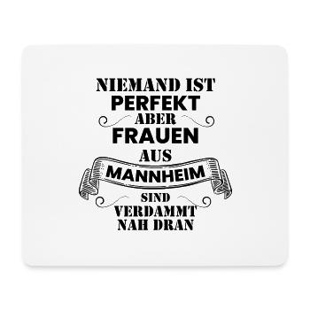 Mannheim Monnem - Mousepad (Querformat) - Weiß - Vorne