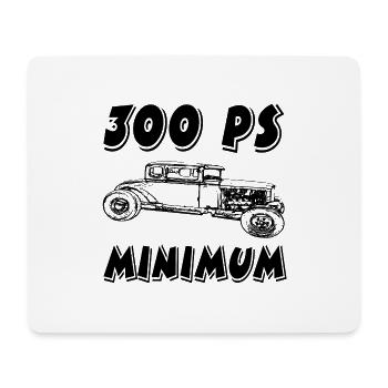 Auto - Mousepad (Querformat) - Weiß - Vorne