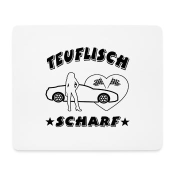 Auto - Mousepad (Querformat) - Weiß - Vorne