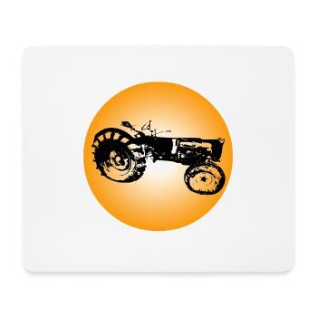 Tractor - Mouse Pad (horizontal) - white - Front