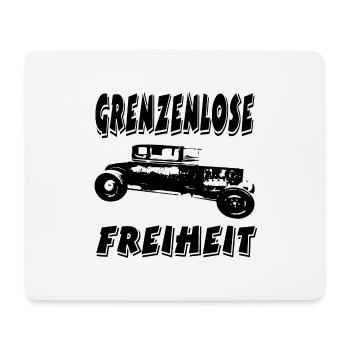 Auto - Mousepad (Querformat) - Weiß - Vorne
