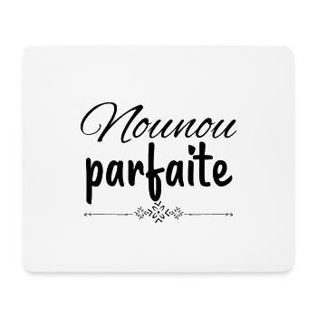 Nounou parfaite - Tapis de souris (format paysage) - blanc - Devant