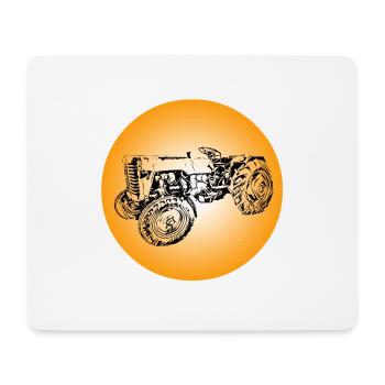 Tractor - Mouse Pad (horizontal) - white - Front