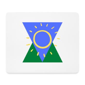 I love the sun - Abstract - Enjoy life - Mouse Pad (horizontal) - white - Front