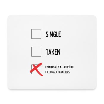 Fictional characters - Mouse Pad (horizontal) - white - Front