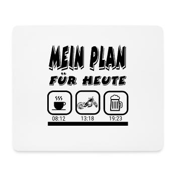 Motorrad - Mousepad (Querformat) - Weiß - Vorne
