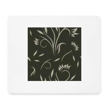 Beautiful dark ornamental pattern - Mouse Pad (horizontal) - white - Front