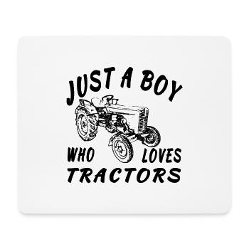 Tractor - Mouse Pad (horizontal) - white - Front