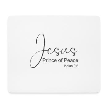 Christian Design Jésus, Prince de la Paix Isaïe 9 - Tapis de souris (format paysage) - blanc - Devant