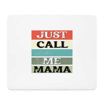 Appelez-moi maman - Tapis de souris (format paysage) - blanc - Devant