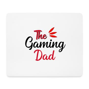 The gaming Dad - Mousepad (Querformat) - Weiß - Vorne