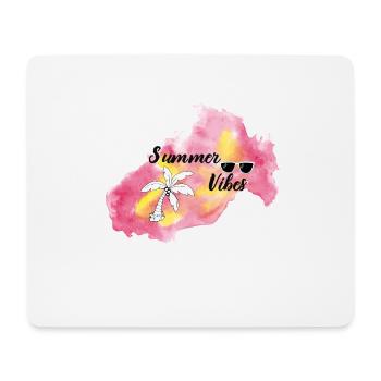 SummerVibes - Mousepad (Querformat) - Weiß - Vorne