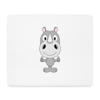 NASHORN - TIER - KIND - BABY - LIKE - LIKEN - Mousepad (Querformat) - Weiß - Vorne