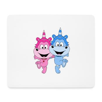 EINHÖRNER - EINHORN - TANZEN - TÄNZERIN - TÄNZER - Mousepad (Querformat) - Weiß - Vorne