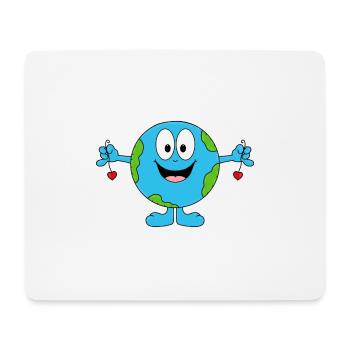 ERDE - WELT - PLANET - LIEBE - KIND - BABY - Mousepad (Querformat) - Weiß - Vorne
