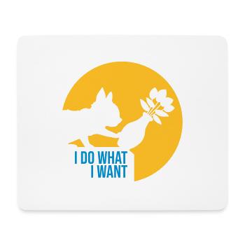 Do what I want - Mouse Pad (horizontal) - white - Front