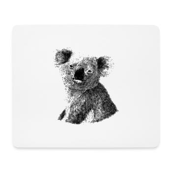Koala Australie - Tapis de souris (format paysage) - blanc - Devant