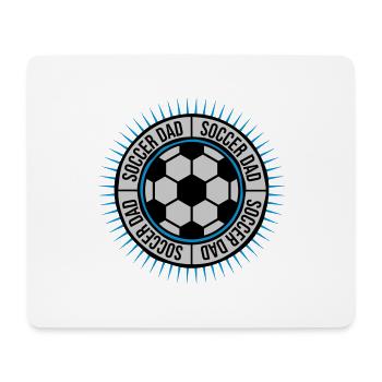 Logo Sport Soccer Dad - Mousepad (Querformat) - Weiß - Vorne