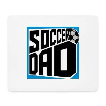 Logo Design Soccer Dad - Mouse Pad (horizontal) - white - Front