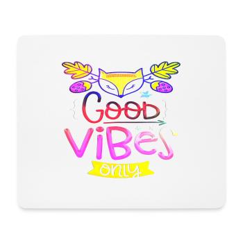 Think outside the box positive thoughts happy - Mouse Pad (horizontal) - white - Front