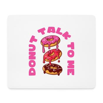 Donut me parler - Tapis de souris (format paysage) - blanc - Devant