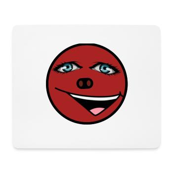 fun smile - Mousepad (Querformat) - Weiß - Vorne
