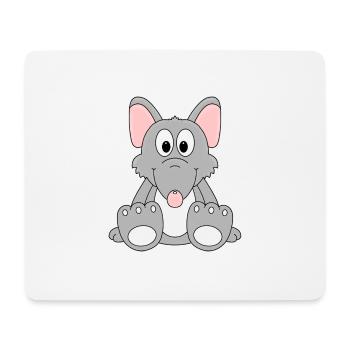 RATTE - LIEBE - TIER - KIND - BABY - Mousepad (Querformat) - Weiß - Vorne
