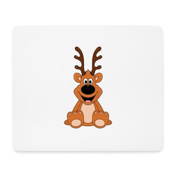 REH - LIEBE - TIER - KIND - BABY - Mousepad (Querformat) - Weiß - Vorne