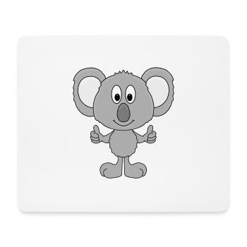 KOALA - TIER - KIND - BABY - Mousepad (Querformat) - Weiß - Vorne