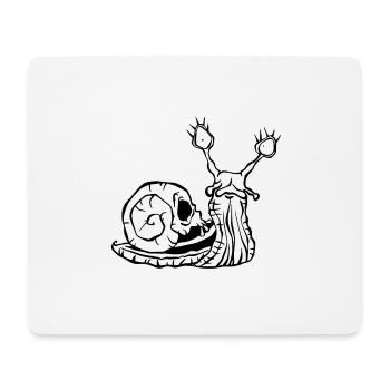Scary Snail - Mouse Pad (horizontal) - white - Front