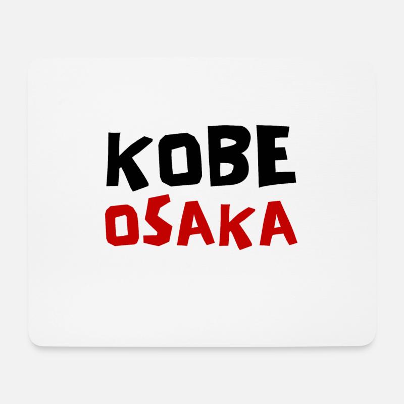 Kobe Osaka Design Japan - Mouse Pad (horizontal) - white