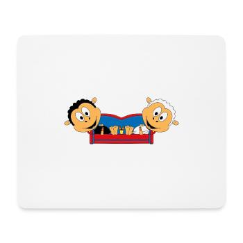 SCHAFE - SOFA - RELAXEN - URLAUB - WOCHENENDE - Mousepad (Querformat) - Weiß - Vorne