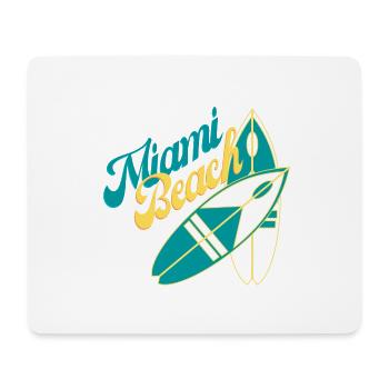 Miami beach - Tapis de souris (format paysage) - blanc - Devant