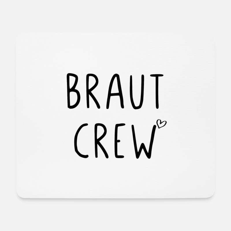 Braut Crew - Mousepad (Querformat) - Weiß