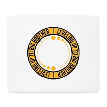 Leveling up big brother - Mouse Pad (horizontal) - white - Front