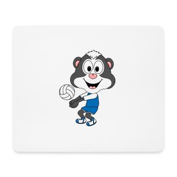 STINKTIER - VOLLEYBALL - TIER - KIND - BABY - Mousepad (Querformat) - Weiß - Vorne