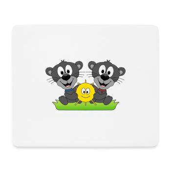 SONNE - SOMMER - LIEBE - PANTHER - TIERE - KINDER - Mousepad (Querformat) - Weiß - Vorne
