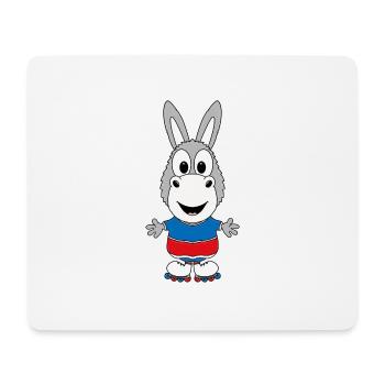 ESEL - INLINE SKATES - SKATER - INLINER - SPORT - Mousepad (Querformat) - Weiß - Vorne
