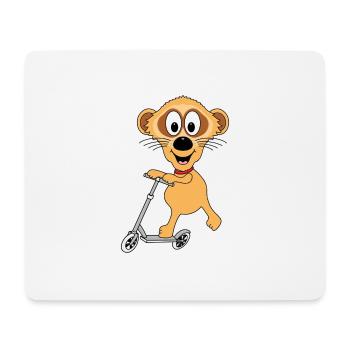 ERDMÄNNCHEN - ROLLER - TIER - KIND - BABY - Mousepad (Querformat) - Weiß - Vorne